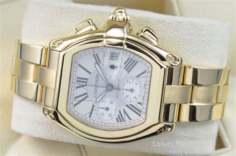 gold cartier roadster replica|cartier roadster watch price list.